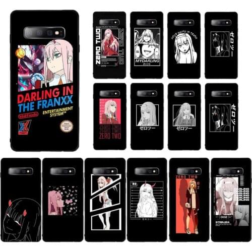MaiYaCa Zero Two Darling in the FranXX Anime Phone Case for Samsung S5 6 7 edge 8 9 10 20 plus lite case