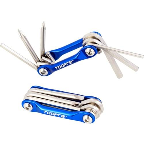 6 in 1 Multi Usage Bike Bicycle Repair Bike Tools Kit Hex Wrench Nut Tire repair Hex Allen Key Screwdriver Socket Extension Rod