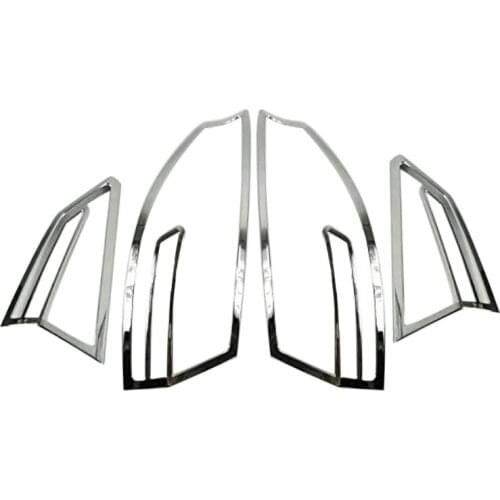 Car Rear Headlight Lamp Covers Bumper Trim Frame Decorate Accessories for Geely Boyue