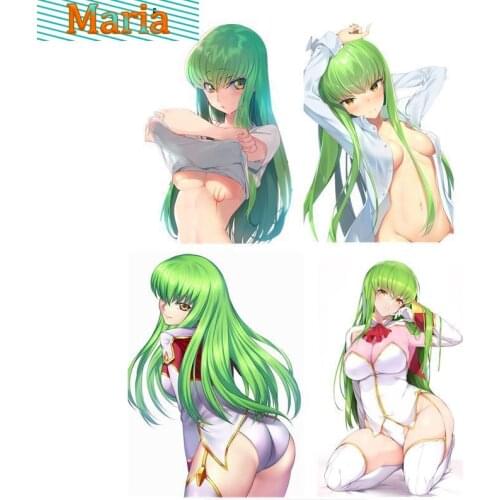 Sticker CC Code Geass Anime Girl Car Body Motorcycle Decoration Decal PVC JDM JEEP Van Bike Offroad RV A4 Q3 Polo Deco Meterial
