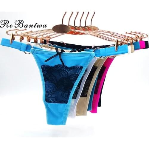 Low Price seamless Nylon Thongs Sexy G strings Open Panties Transparent g-strings New Lingerie Womens Knickers Femme Tangas