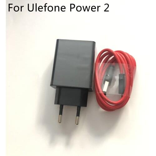New Travel Charger + USB Cable USB Line For Ulefone Power 2 MTK6750T Octa Core 5.5 Inch 1920x1080 Smartphone