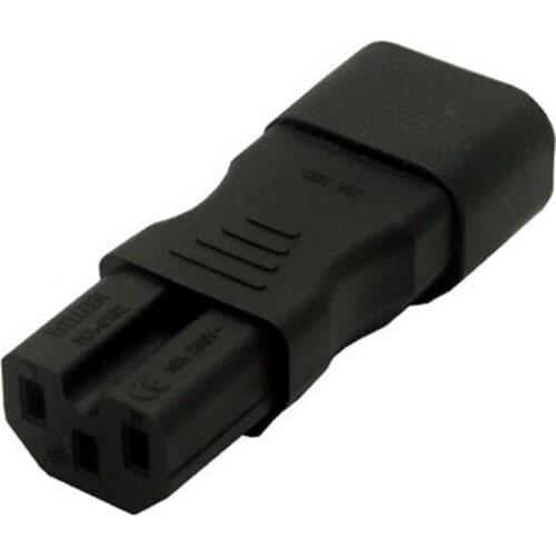 New IEC 320 C14 male to C15 kettle plug female Power adapter PLUG CONVERTER