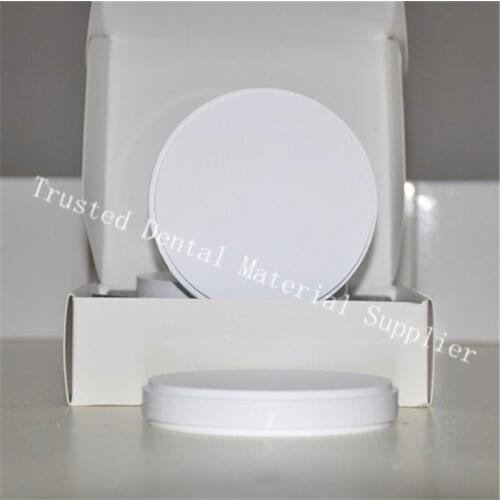 Wholesale 10 Pieces OD 98*12 MM Dental Lab Materials Wieland Dental Zirconia Blocks For Porcelain Prosthesis High Hardness