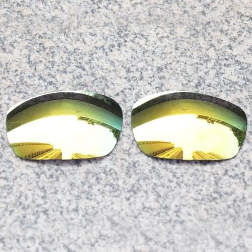 Wholesale E.O.S Polarized Enhanced Replacement Lenses for Oakley Jawbone Sunglasses - 24K Gold Polarized Mirror