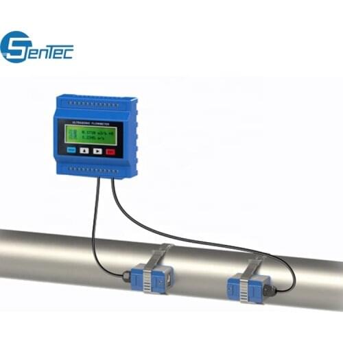 FMU820 Portable Clamp-on Type Wall-mounted Modular Ultrasonic Flowmeter Portable Flow Meter