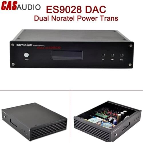Premium ES9028 DAC 32bit DSD DAC Dual NORATEL Transformers ES9028 DAC For Hi-Fi Audio,XMOS XU208 USB DAC