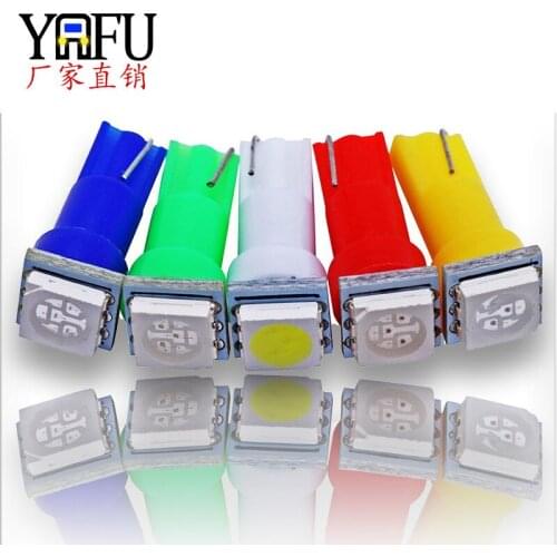 Factory Direct Sale Automobile Led Instrument Lamp T5 5050 1smd LED Indicator T5 Instrument Light 12v2v Clearance Sale Items