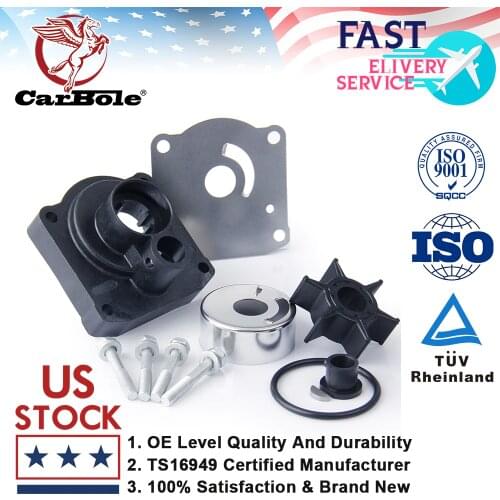 Carbole Water Pump Impeller Repair Kit For Yamaha Outboard FOUR STROKE F25 25HP & TWO STROKE C30 1993 - 1997 61N-W0078-11-00