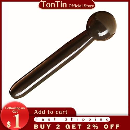 5A grade SiBin brown color Bian stone massage guasha hammer beauty kit 17x40mm 100% original gift bag chart