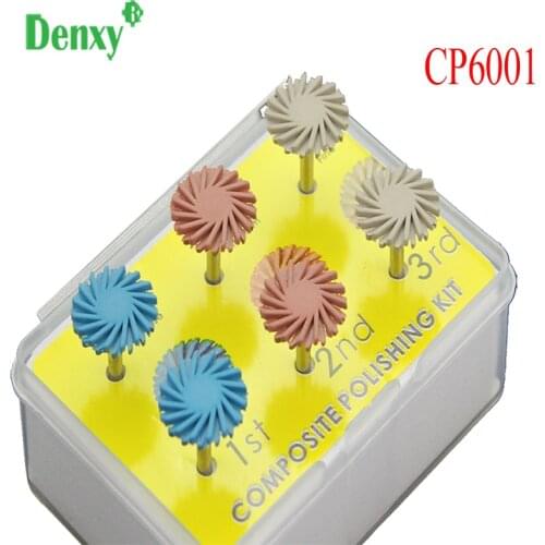 Denxy CP6001 Dental Diamond Bur New Zirconia/All-Ceramics/Z-max Plilshing RA Polishing Kit coarse medium fine Dental Orthodontic