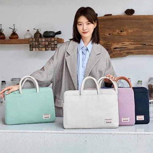 Laptop bag Sleeve Case Protective Shoulder handBag Notebook Briefcases 13.3 14 15.6 inch Macbook Air HP Lenovo Dell Top-Handle