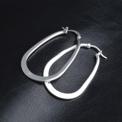 U-shaped Hoop Earrings For Women Earring Earings Silver color Jewelry Earing Brincos Brinco Oorbellen Pendientes Gift F45