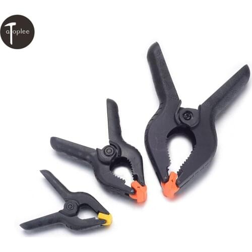 1PC 4''/6'' Inch Quick Grip Woodworking Spring Clamp Rapid A-shape Plastic Wood Clip Hardware Woodworking Tools