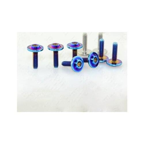 1PCS M5 M6 M8 plum screw Butterfly Windshield bolt Ultralight Antiseptic Torx T&TX bolts Mechanical screwsTitanium alloy