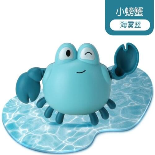 1 PCS Cartoon Bath Toys Animal Crab Classic Baby Water Toy Infant Swim Turtle Wound-Up Chain Clockwork Toy for Children J0464