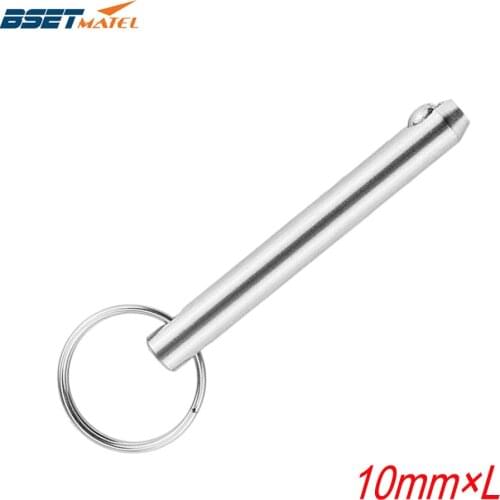 10mm BSET MATEL Stainless Steel 316 Marine Grade Quick Release Ball Pin for Boat Bimini Top Deck Hinge Marine Boat