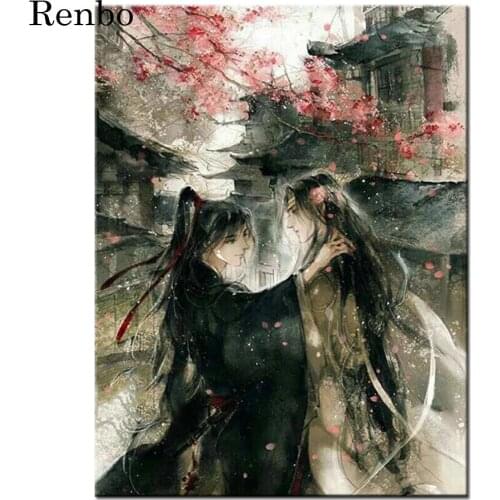 5D DIY Diamond Mosaic Anime cartoon character Full Square Diamond Painting Cross Stitch Embroidery Kids Painting Decoration