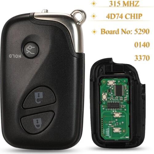 Kutery 3 Buttons Fod 315MHz ID74/ID71 Chip 5290 0140 3370 Smart Remote Key For Lexus GX460 ES350 ES240 IS250 IS300 2009 -2017