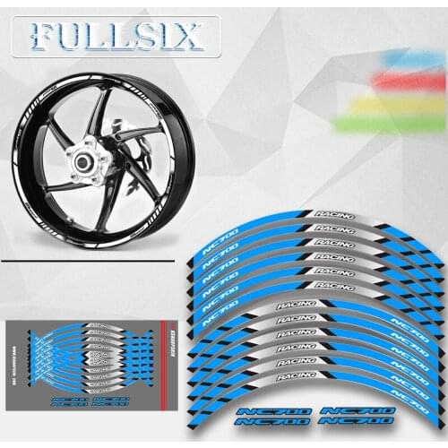 Hot sell Motorcycle Wheel Tire Rim Stickers 17inch wheel For Honda NC700 NC700 S X