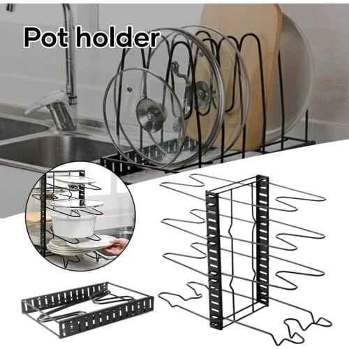 Tray Organizer Adjustable Kitchen Utensil Storage Shelf Organizing Shelf Cutting Board XH8Z