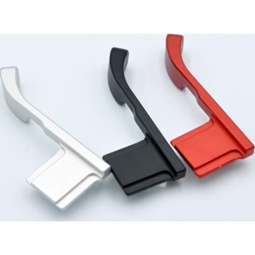 Metel Thumb Up hot shoe hand Grip Hotshoe bracket for Fujifilm Fuji XE3 X-E3 Camera black red