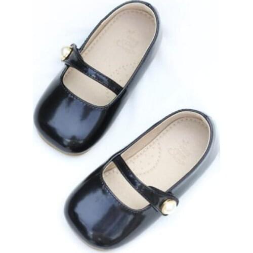 Girls Princess Shoes Baby Children Non-slip Leather Shoes Fashion Children Red Party Moccasins