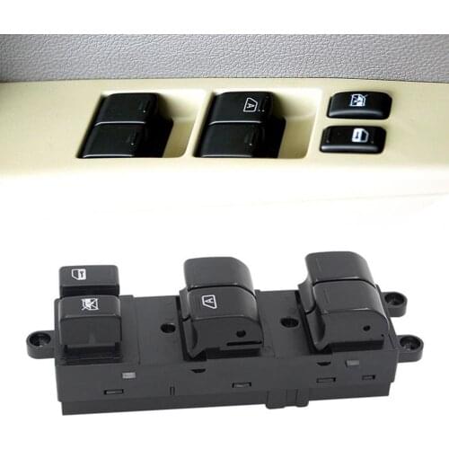 Power Switch Push Button Simple Operation ABS Front Left Power Window Switch 25401-9W100 for Nissan-Pathfinder 2005-2007