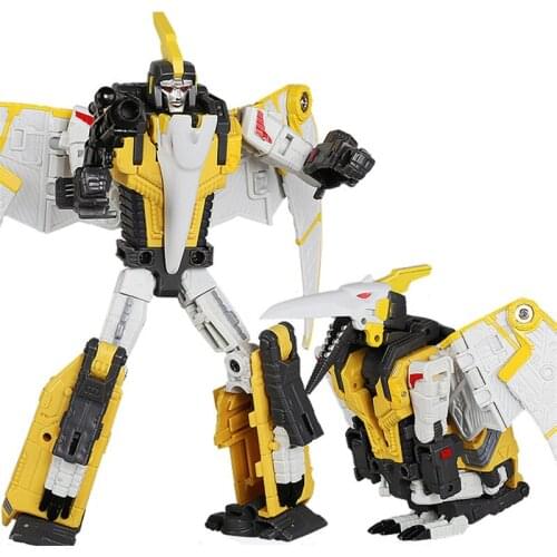 New Oversize 6 in 1 Transformation Model Mechanical Dinosaur Toys ABS + Alloy Action Figure Robot Deformation Toy Boy Kids Gifts