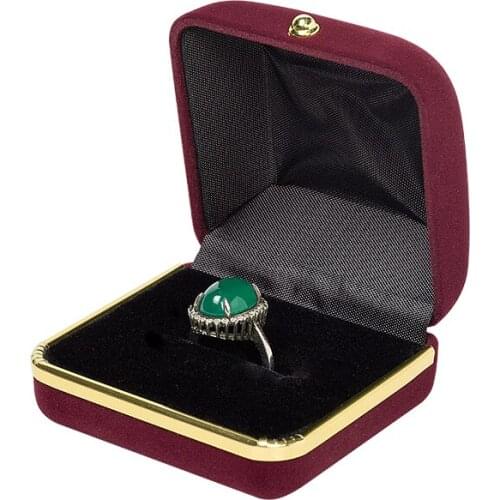 New Fashion 2020 Packaging Jewellery Organizer With Decoration Gold Metal The Jewelry Box For Tasteful Lady