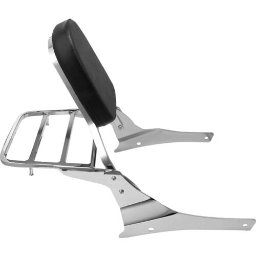 New Motorcycle Sissy bar Backrest Luggage Rack For Suzuki Volusia VL800 Boulevard M50 C50 Chrome