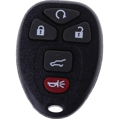 5 Button Car Remote Key For Chevrolet Tahoe Traverse GMC Yukon 2007 2008 2009 2010 2011 2012 2013 2014 For Buick KOBGT04A 227335