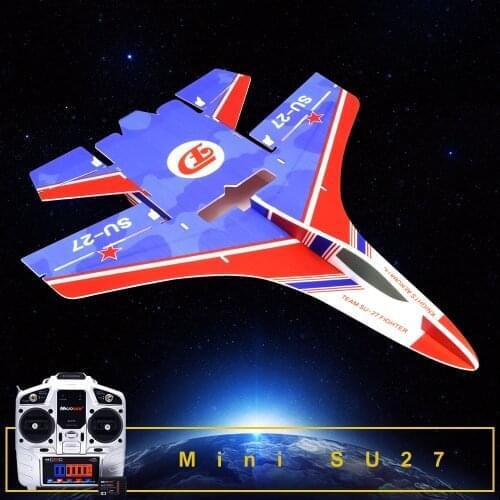 Rc Fixed Wing Model Mini Su27 RC Airplane With Transmitter with Receiver and Structure Parts For DIY RC Aircraft