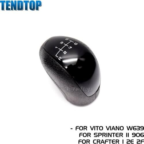 For Mercedes-Benz VITO VIANO W639 SPRINTER II 906 For VW CRAFTER I 2E 2F 5/6 Speed Stick Shifter Knob Boot Case Car Facelift