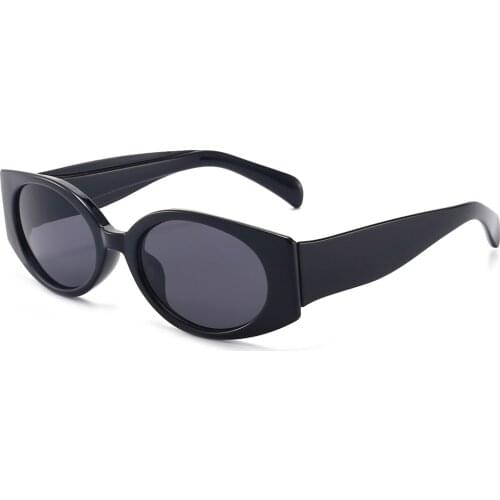 Veshion Black Retro Sun Glasses Vintage Woman Pink 2021 Uv400 Ladies Sunglasses Oval Female Accessories Summer Cheap