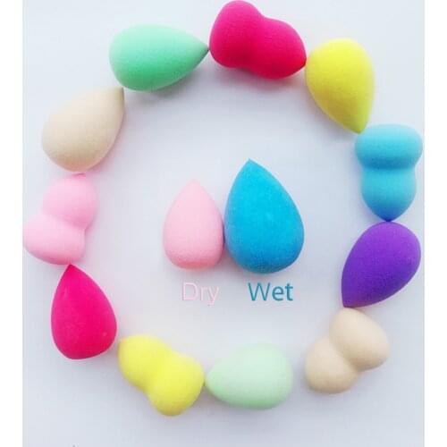 5 Pcs Makeup Foundation Sponge Cosmetic Puff Powder Make Up Facial Contour Beauty Tool Kit Random Color Wholesale