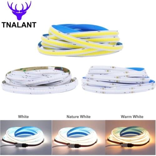 COB LED Strip CCT/RGB/RGBW 840LEDs/M High Density Flexible FOB RA90 Linear Dimmable Lights For Decoration DC24V