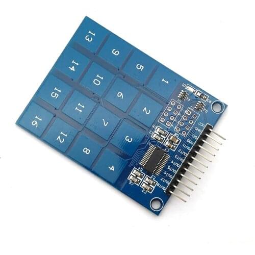 16 Way TTP229 Capacitive Touch Switch Digital Sensor Module Board Plate