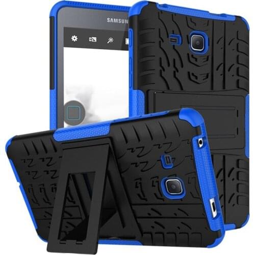 Hard Armor Protecter Case For Samsung GALAXY Tab A 7.0 T280 T285 2016 Anti-dust Heavy Duty Tablet Drop Support Case +film