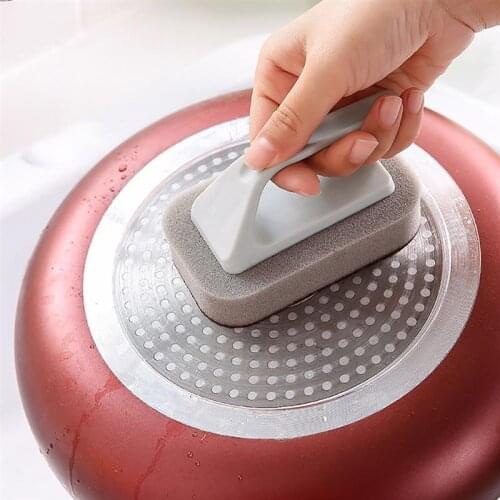 1pc Dish Scrub Sponge Portable Water-Absorbing Heavy Duty Sponge Dish Clean Scrubber Kitchen Cleaning Supplies For Home