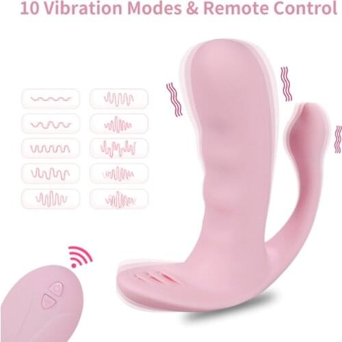 10 Frequency Wearable G Spot Vibrator Remote Control Stimumator Rechargeable Massager Adult Sex Toy for Women Couples