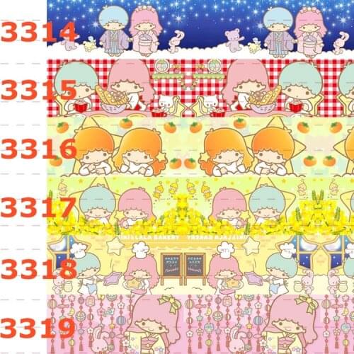 10yards - different sizes-Cartoon Grosgrain ribbon - Melody/Lovely pattern printed ribbon