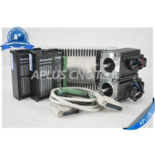 2-Axis NEMA 24 Stepper Motor 368oz-in 4.2A & Driver PSR5042 & 48V Power Supply Kit