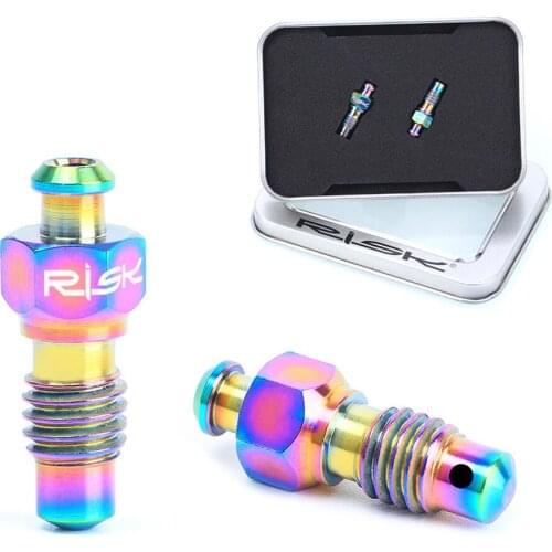 2PCS Bicycle Screws Titanium Brake Lever Bolts For MTB Derailleur Lever Screws Fixed Brake Handle Bolt Cycling Parts