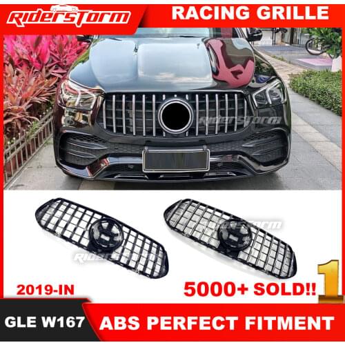 New arrival GT Grill For mercedez benz 2020 model GLE w167 Front Bumper Sport GLE 53 amg front grill