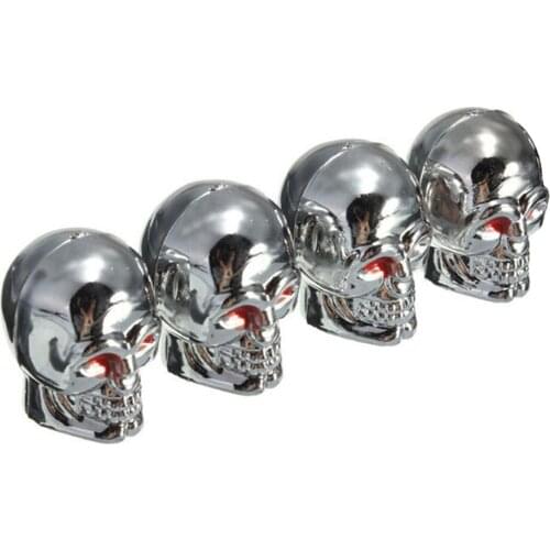 4Pcs Aluminum Alloy Road MTB Track Racing Bike Tube Tyre Bicycle Tire Wheel FV French Valve cap Presta Skeleton AIR Valve Caps