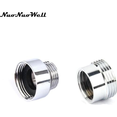 1pc NuoNuoWell Stainless Steel 3/4" Female Thread to 1/2" Connector for Faucet Fittings 1/2 inch Tap Adapter Water Gun Accessory