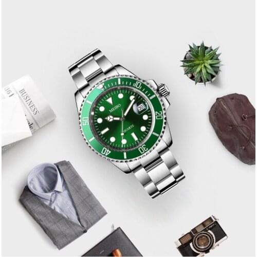 2021 New Mens Watches Fashion Business Waterproof Quartz Wrist Watch Men Top Brand Luxury Stainless Steel Sport Clock Male watch