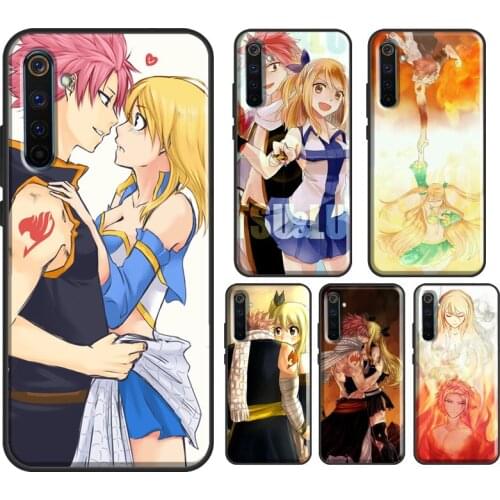 Fairy Tail Natsu Lucy Love Case For Realme 8 Pro 6 7 Q3 Pro GT Neo C21 C3 Phone Cover For OnePlus 9 Pro 7T 8T 9R Nord