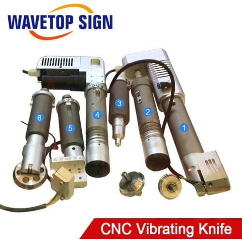 CNC Electric Vibrating Knife Round Vibration Pressure Wheel Half Cut Knife Oblique Knife